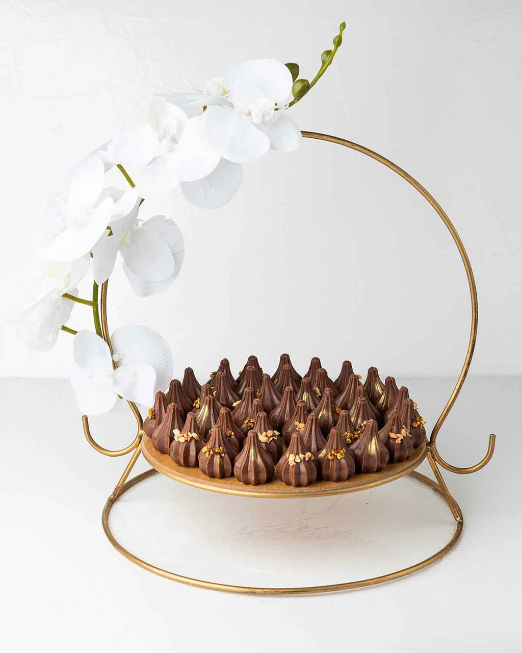 40 MILK CHOCOLATE MODAK TRAY BY NJD